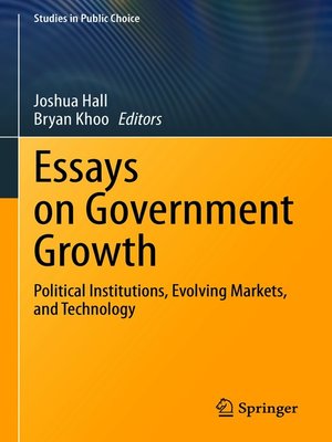cover image of Essays on Government Growth